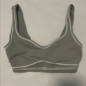 ALO Yoga Airbrush Heart Throb Sports Bra XS